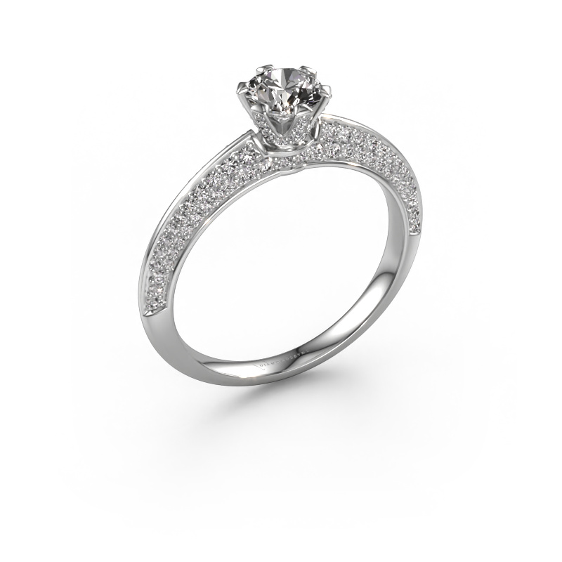 Bild von Verlobungsring Abby 950 Platin Diamant 0.990 crt