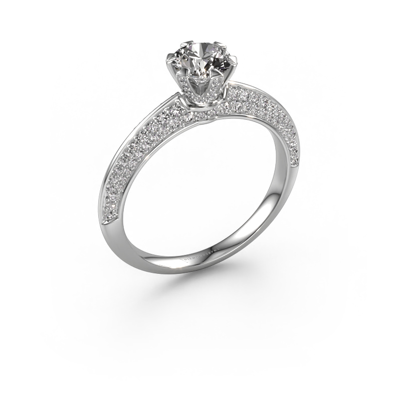 Image of Engagement ring Abby 950 platinum Diamond 1.119 crt