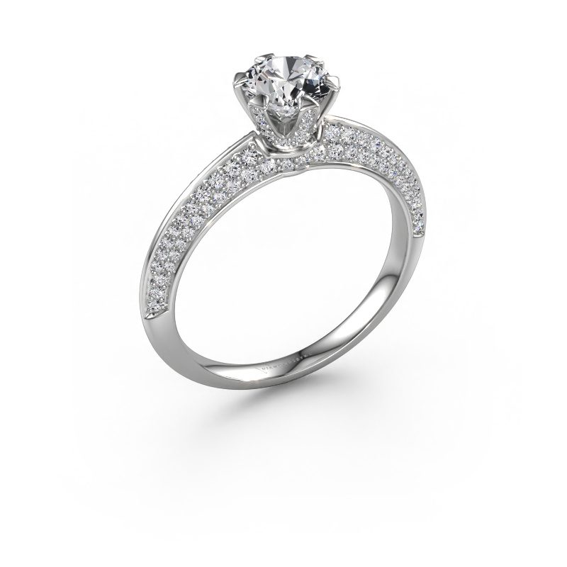 Bild von Verlobungsring Abby 950 Platin Diamant 1.219 crt