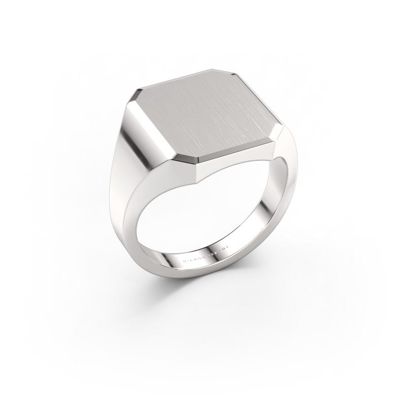Image de Chevalière Abel 3 585 or blanc