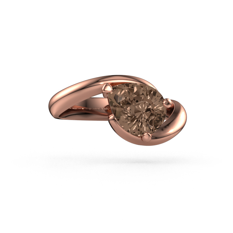 Bild von Verlobungsring Aida PER 585 Roségold Braun Diamant 1.50 crt