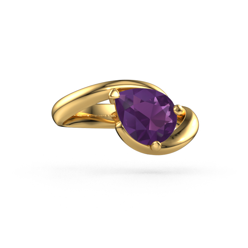 Bild von Verlobungsring Aida PER 585 Gold Amethyst 9x7 mm