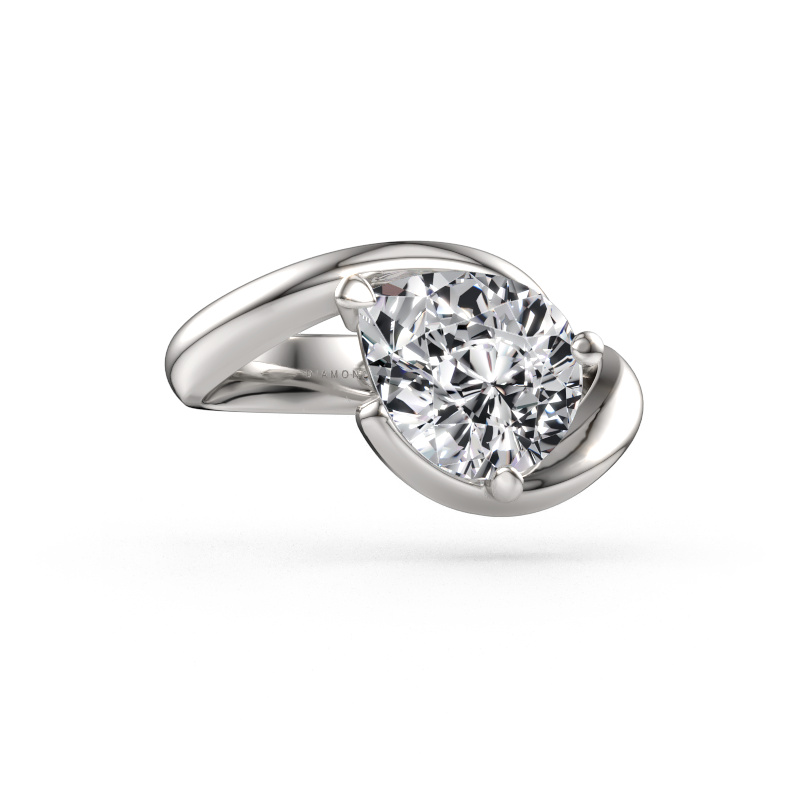 Immagine di Anello di fidanzamento Aida PER 585 oro bianco Diamante 2.10 crt