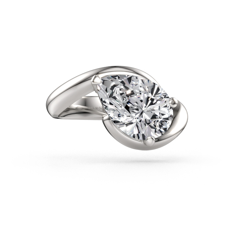 Immagine di Anello di fidanzamento Aida PER 950 platino Diamante lab grown 3.00 crt