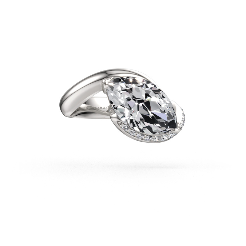 Immagine di Anello di fidanzamento Aida MRQ side 950 platino Diamante lab grown 3.167 crt