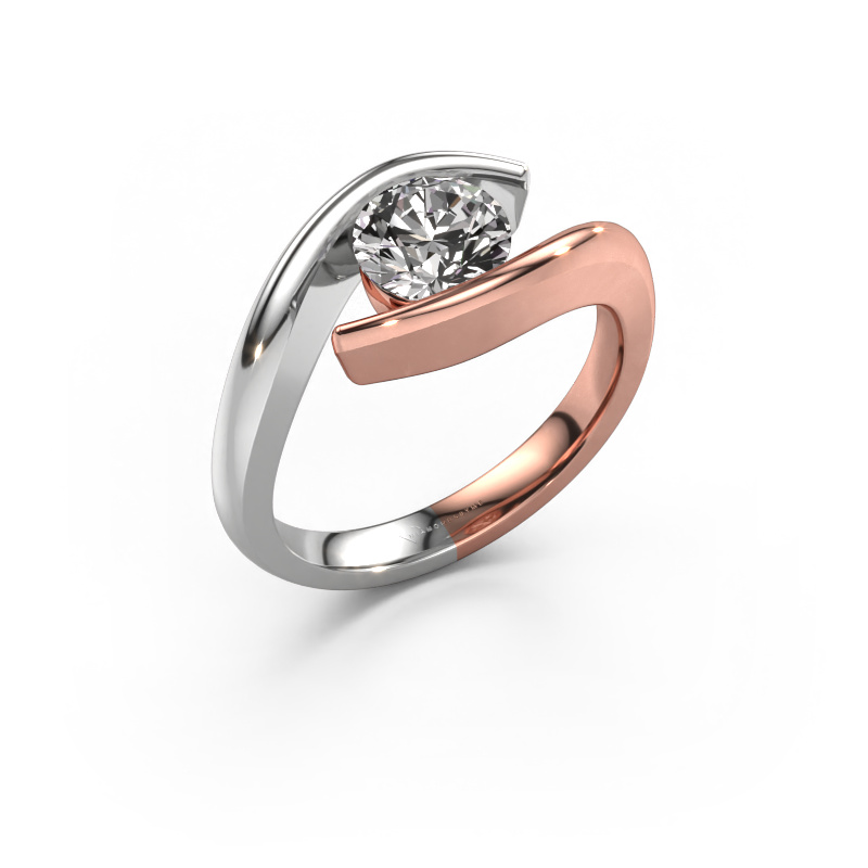 Image of Engagement ring Alaina 585 rose gold Diamond 1.00 crt