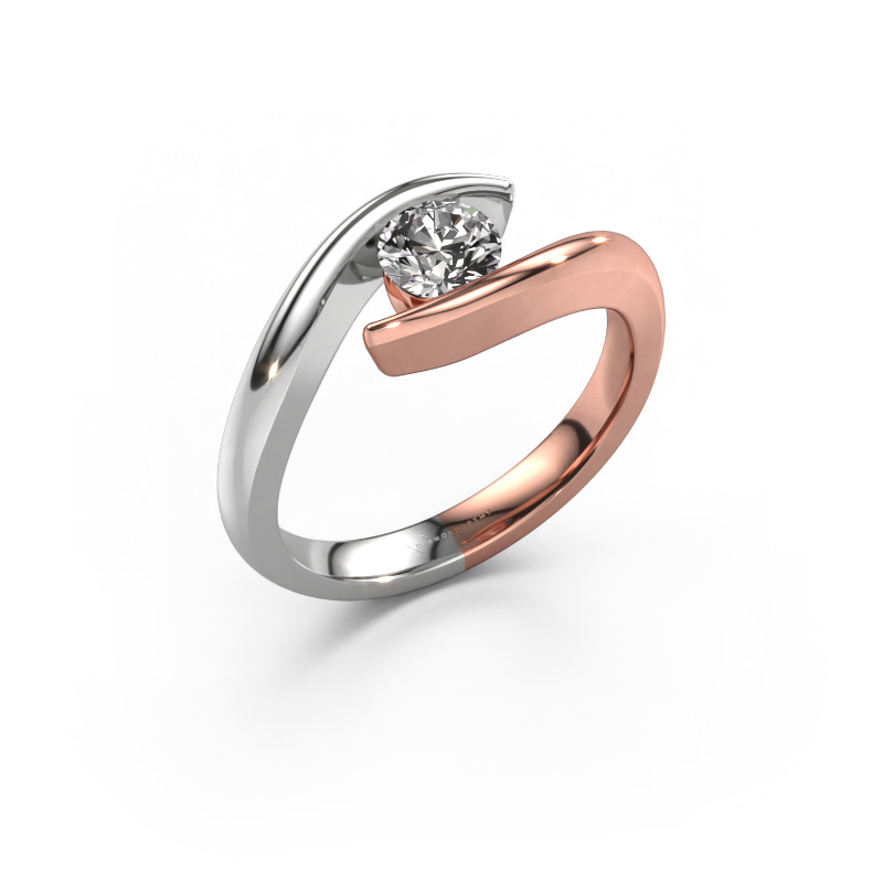 Image of Engagement ring Alaina 585 rose gold Diamond 0.50 crt