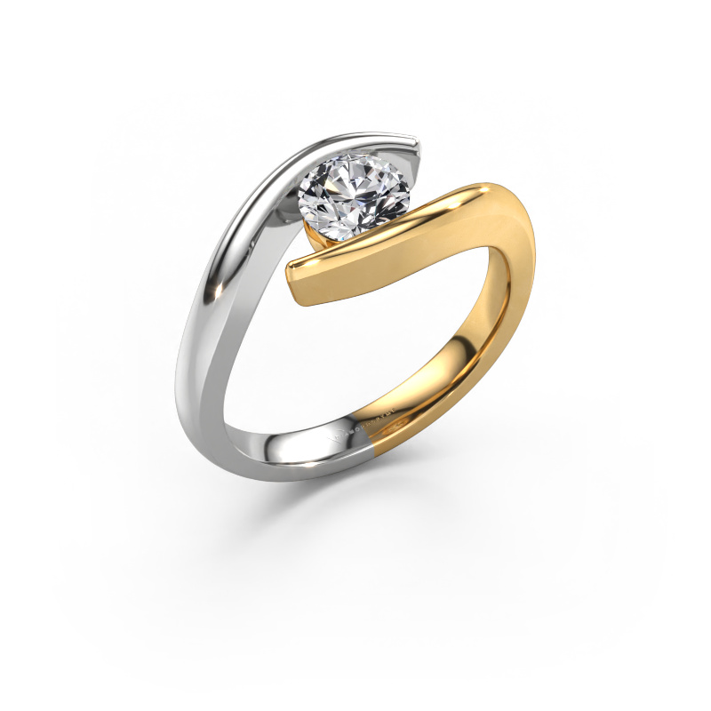 Image of Engagement ring Alaina 585 gold Lab grown diamond 0.70 crt