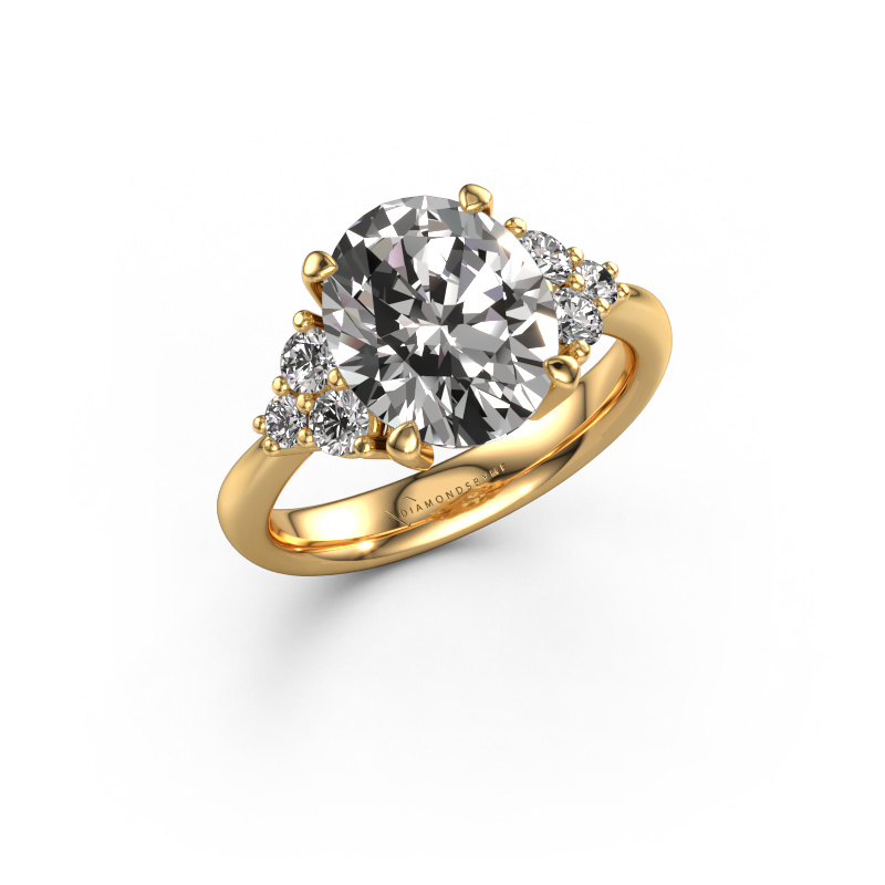 Bild von Verlobungsring Aleida OVL 1 585 Gold Lab-grown Diamant 2.036 crt