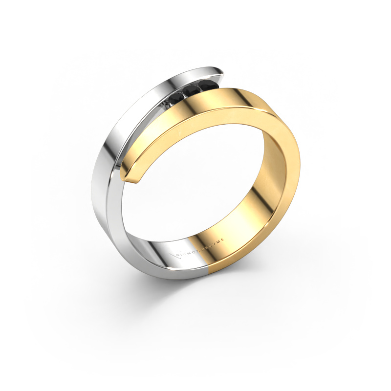 Bild von Ring Alia 585 Gold Schwarz Diamant 0.078 crt