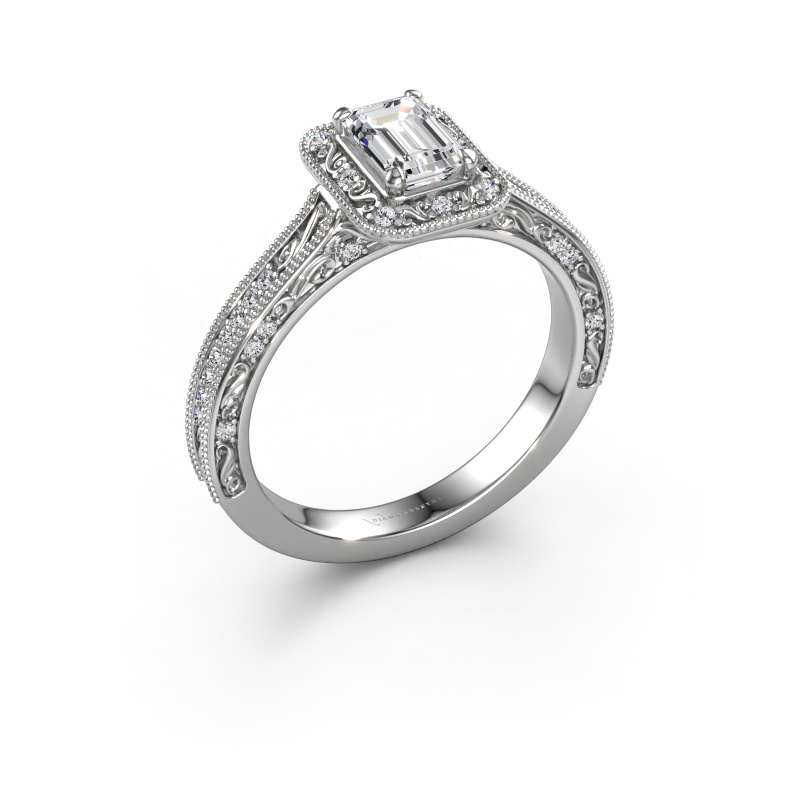 Bild von Verlobungsring Alice EME 950 Platin Lab-grown Diamant 0.90 crt