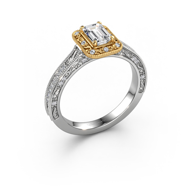 Bild von Verlobungsring Alice EME 585 Weißgold Diamant 0.90 crt