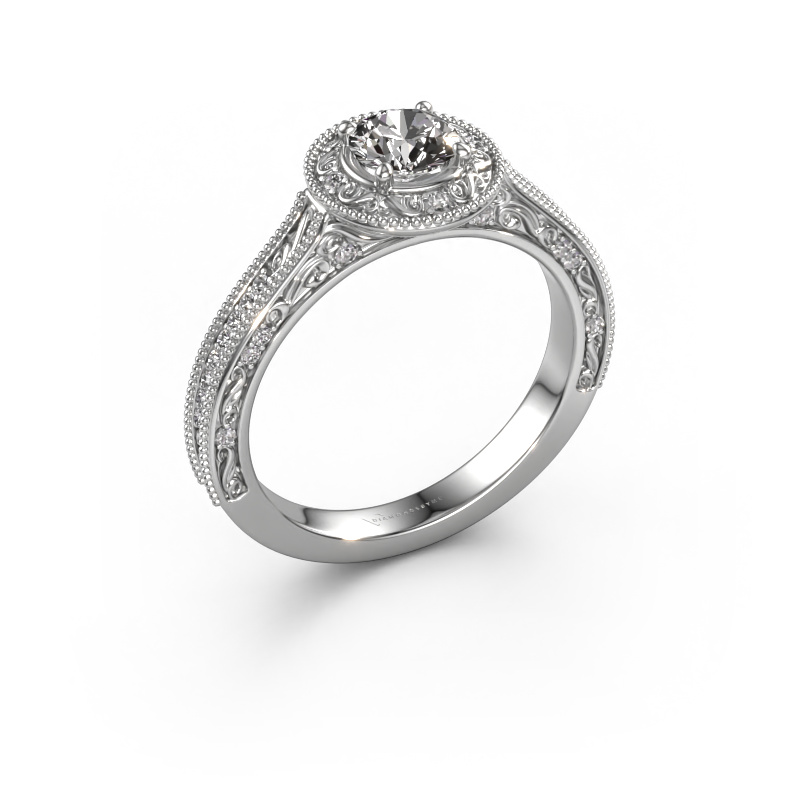 Bild von Verlobungsring Alice RND 950 Platin Diamant 0.68 crt
