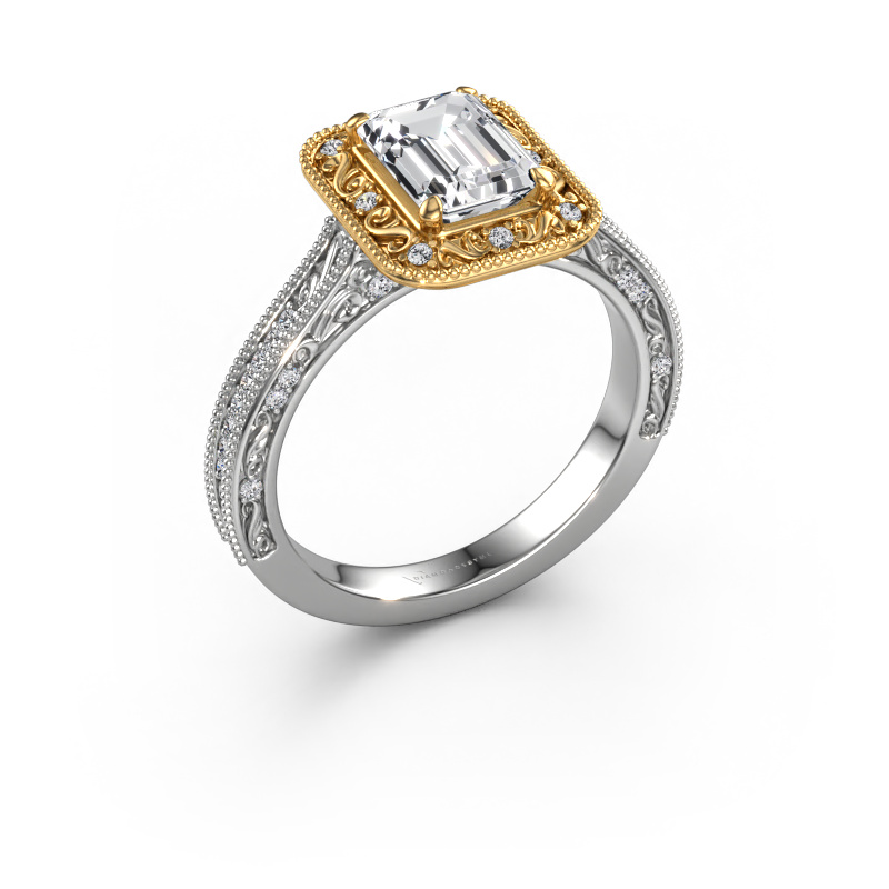 Image of Engagement ring Alice EME 585 white gold Diamond 1.70 crt