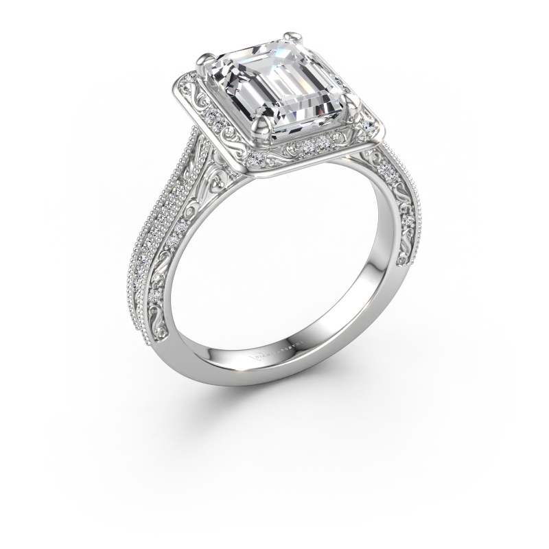 Immagine di Anello di fidanzamento Alice EME 585 oro bianco Diamante lab grown 2.70 crt
