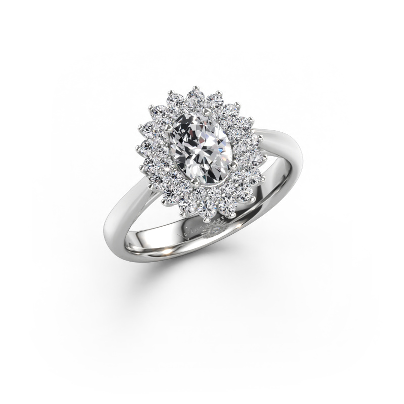 Immagine di Anello di fidanzamento Alina 1 585 oro bianco Diamante 1.159 crt