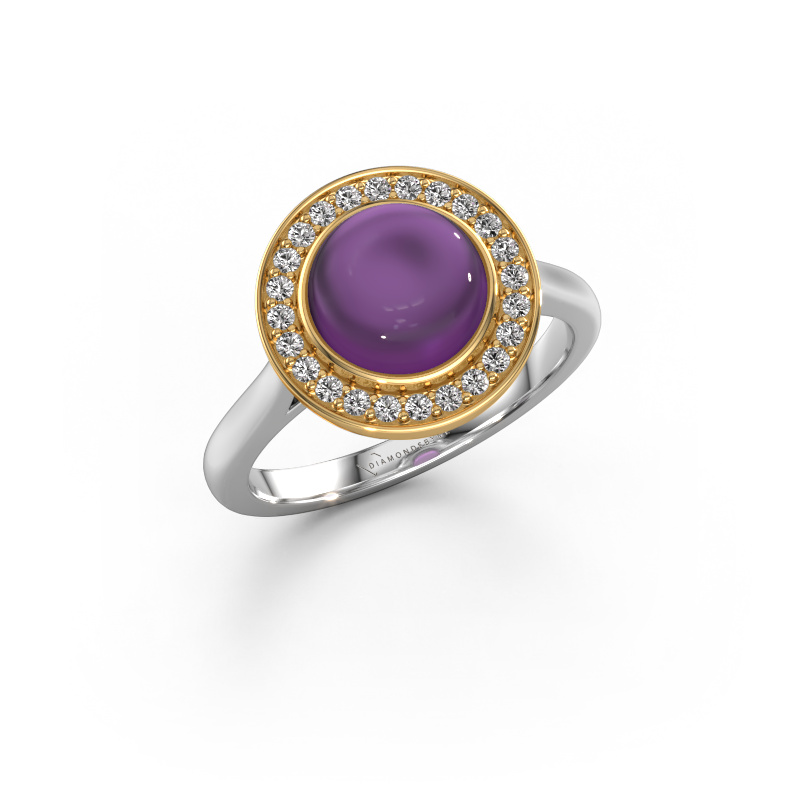 Bild von Ring Alisa 585 Weißgold Amethyst 8 mm