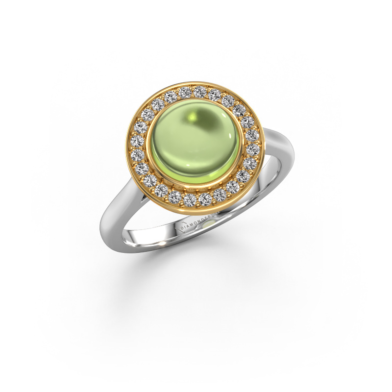 Bild von Ring Alisa 585 Weißgold Peridot 8 mm