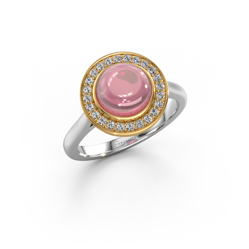 Bild von Ring Alisa 585 Weißgold Turmalin rosa 8 mm