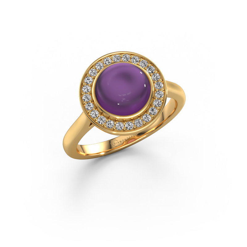 Image of Ring Alisa 585 gold Amethyst 8 mm