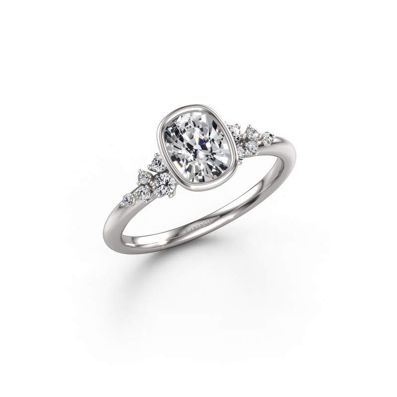 Afbeelding van Verlovingsring Aliyah CSH 585 witgoud Diamant 1.133 crt