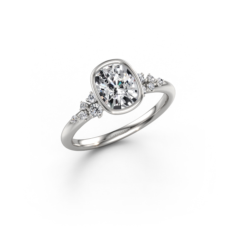Afbeelding van Verlovingsring Aliyah CSH 585 witgoud Lab-grown diamant 1.383 crt