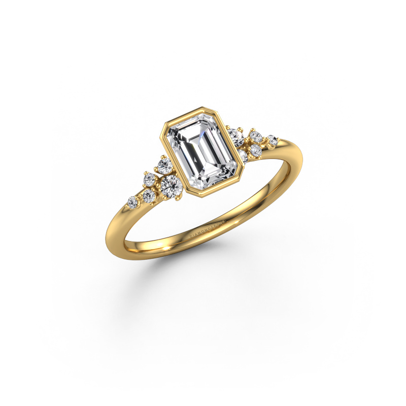 Image of Engagement ring Aliyah EME 585 gold Diamond 1.033 crt