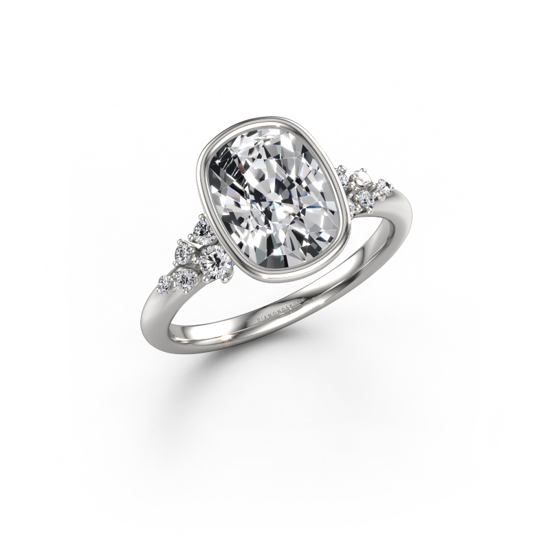 Afbeelding van Verlovingsring Aliyah CSH 585 witgoud Lab-grown diamant 2.703 crt