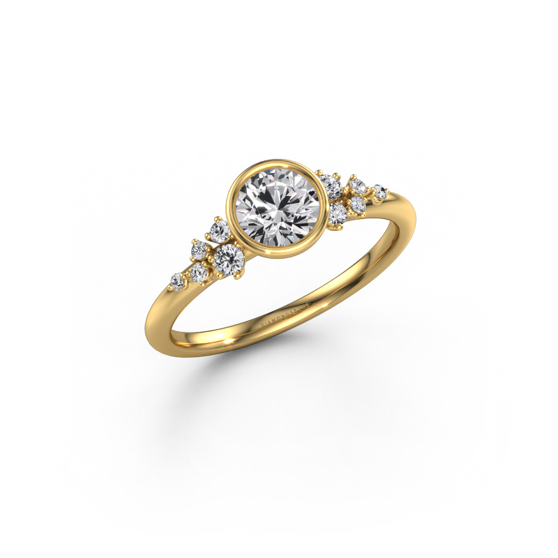 Image of Engagement ring Aliyah RND 585 gold Diamond 0.733 crt
