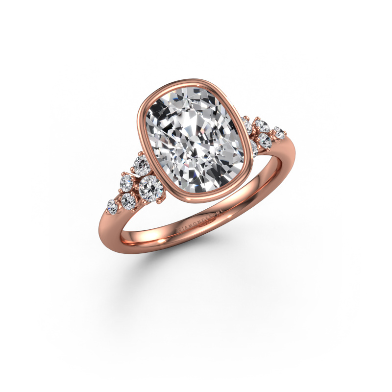 Afbeelding van Verlovingsring Aliyah CSH 585 Rosé goud Lab-grown diamant 3.203 crt
