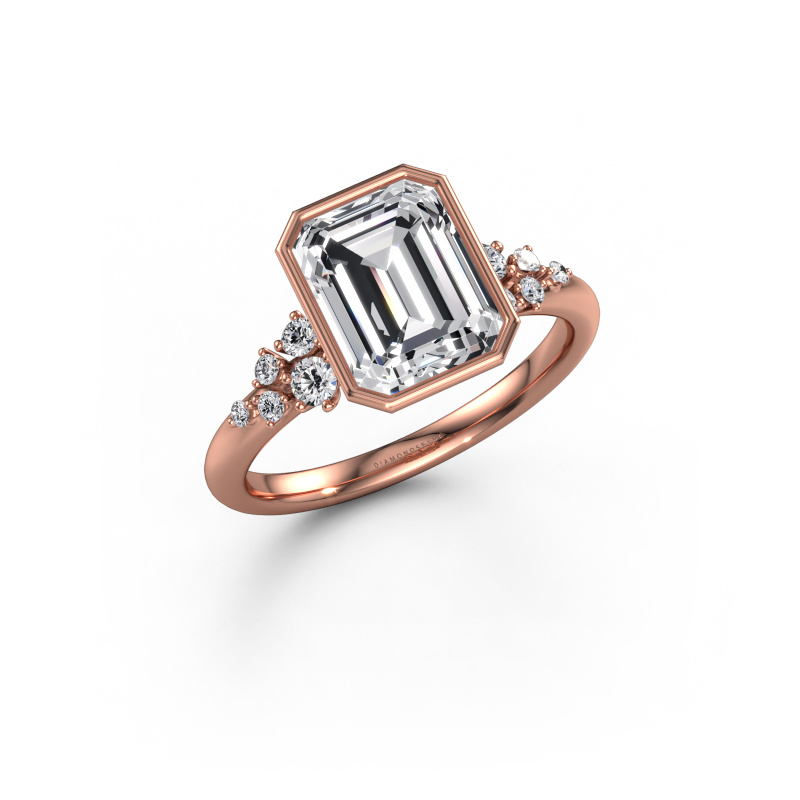 Image of Engagement ring Aliyah EME 585 rose gold Lab-grown diamond 2.703 crt