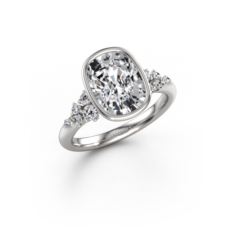 Afbeelding van Verlovingsring Aliyah CSH 585 Witgoud Lab-grown diamant 3.203 crt