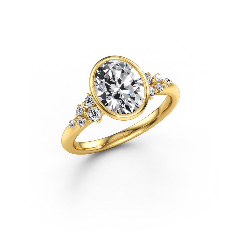 Immagine di Anello di fidanzamento Aliyah OVL 585 oro Diamante 2.003 crt