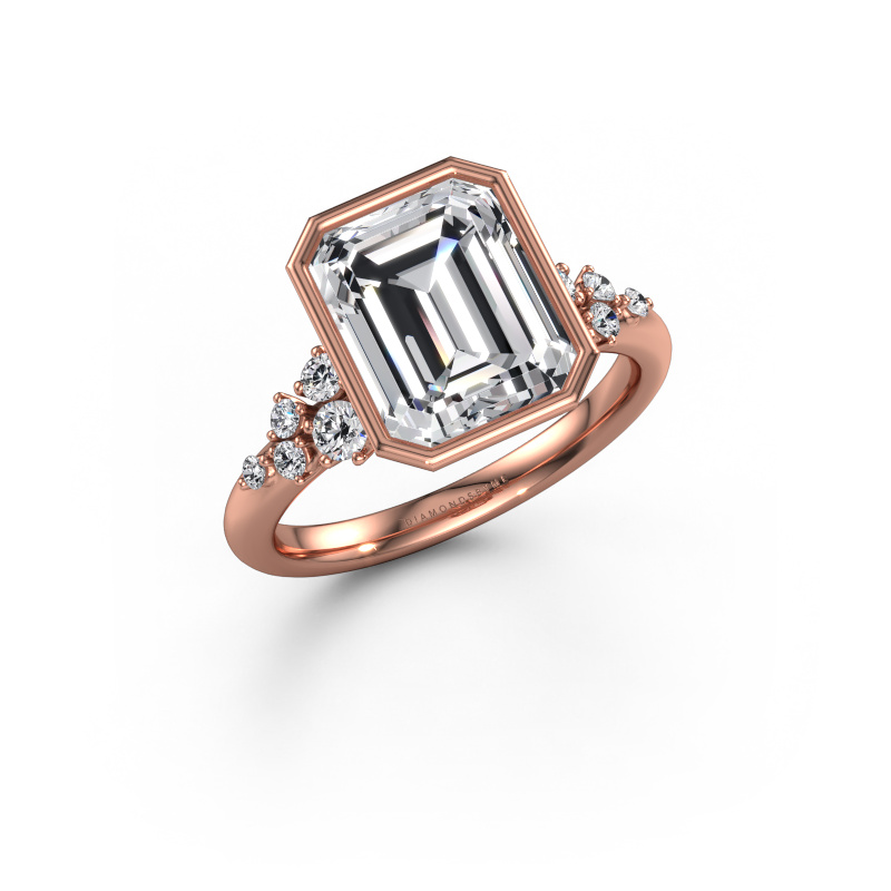 Afbeelding van Verlovingsring Aliyah EME 585 rosé goud Lab-grown diamant 3.766 crt