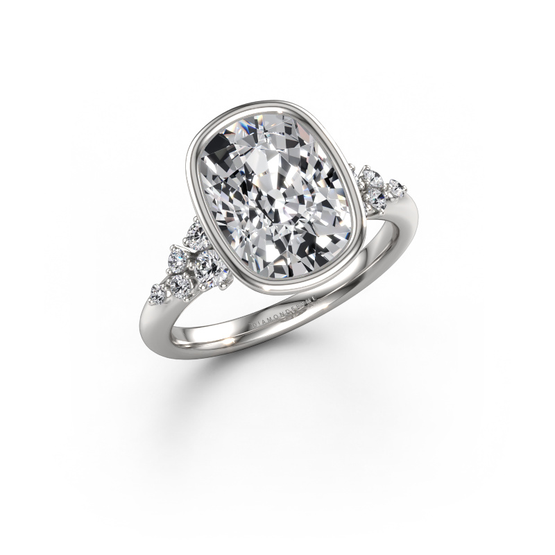 Afbeelding van Verlovingsring Aliyah CSH 950 platina Lab-grown diamant 4.266 crt