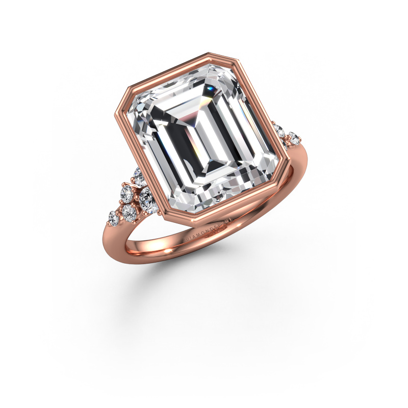 Afbeelding van Verlovingsring Aliyah EME 585 rosé goud Lab-grown diamant 6.266 crt