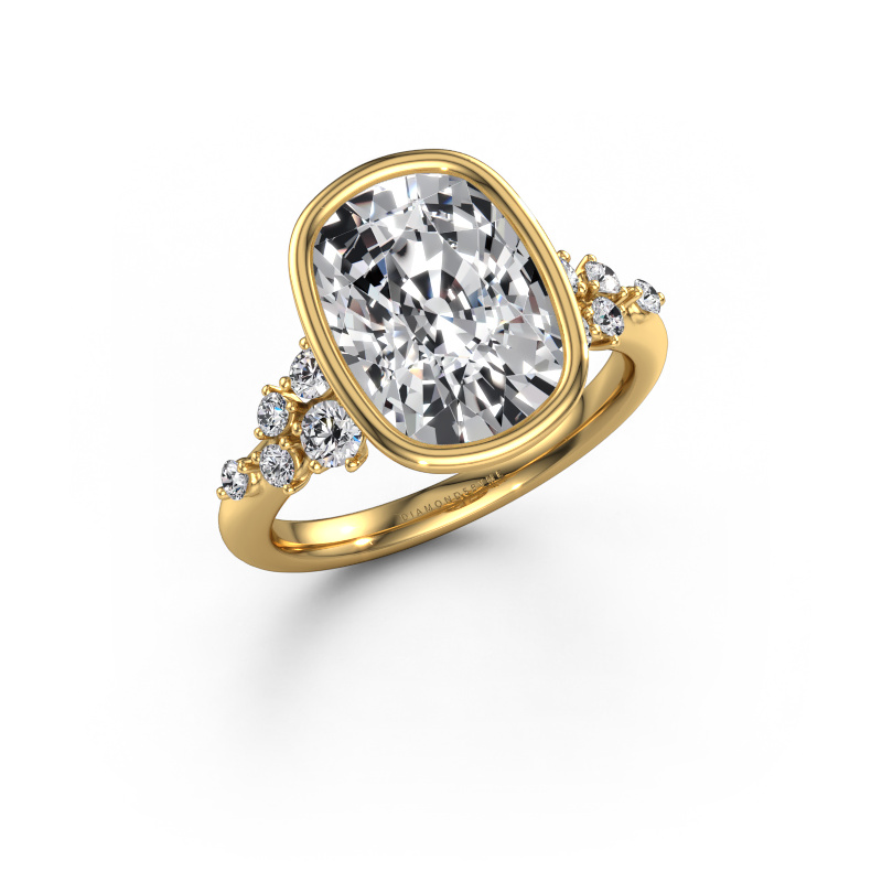 Afbeelding van Verlovingsring Aliyah CSH 585 goud Lab-grown diamant 4.89 crt