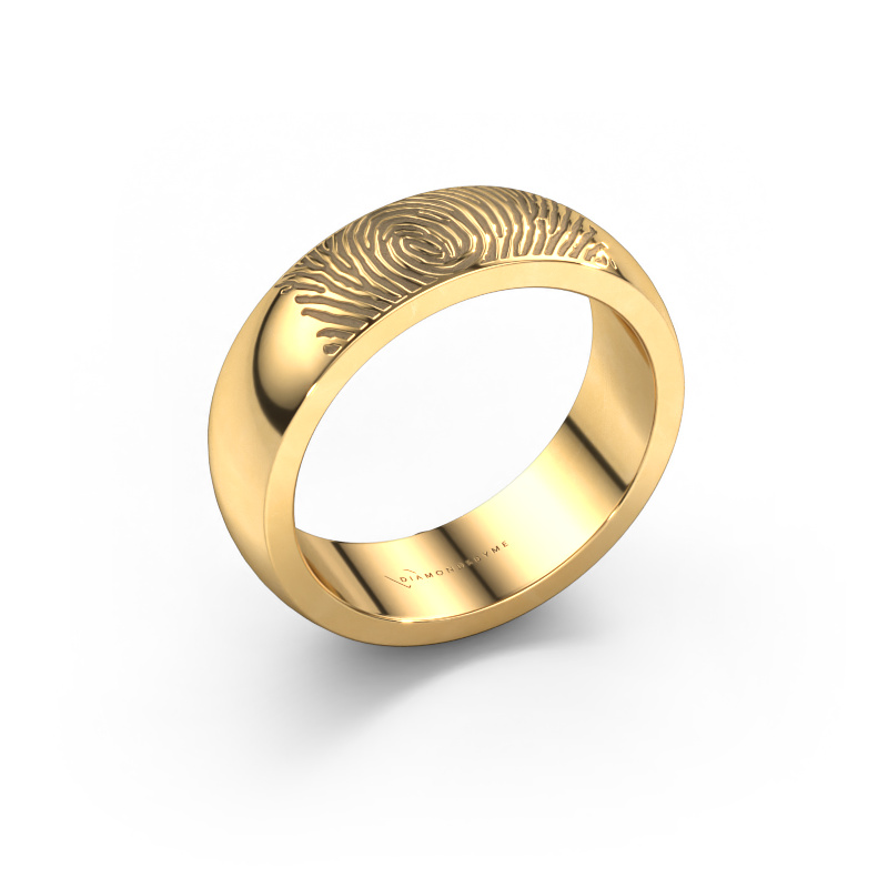 Afbeelding van Trouwring Alma 585 goud ±6x2 mm