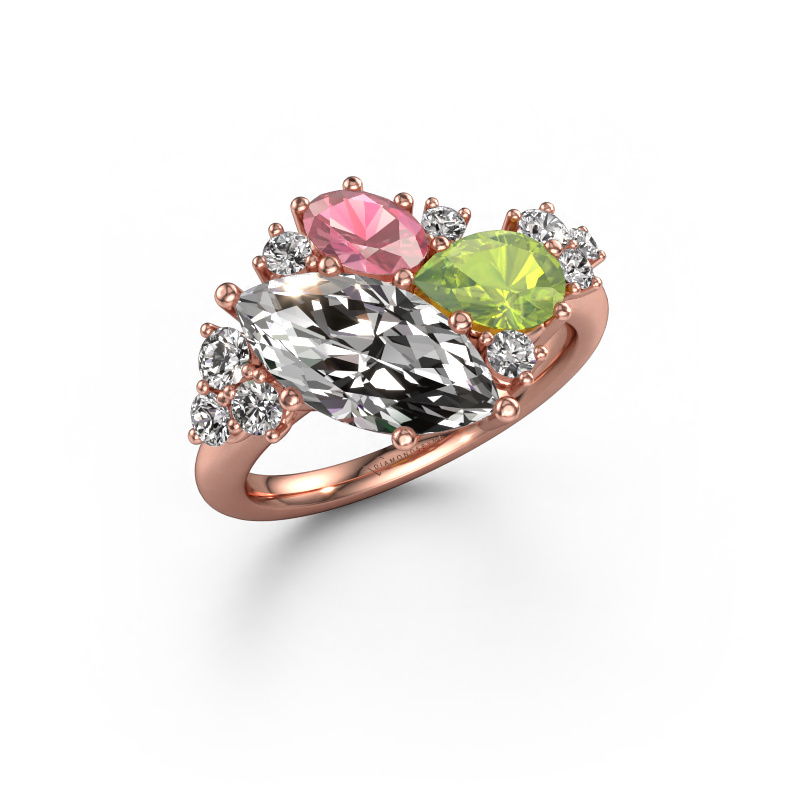 Image of Ring Amanda 585 rose gold Diamond 2.445 crt