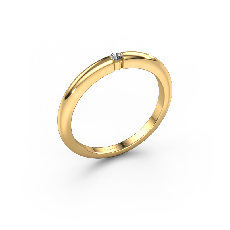 Bild von Verlobungsring Amelia 585 Gold Diamant 0.03 crt