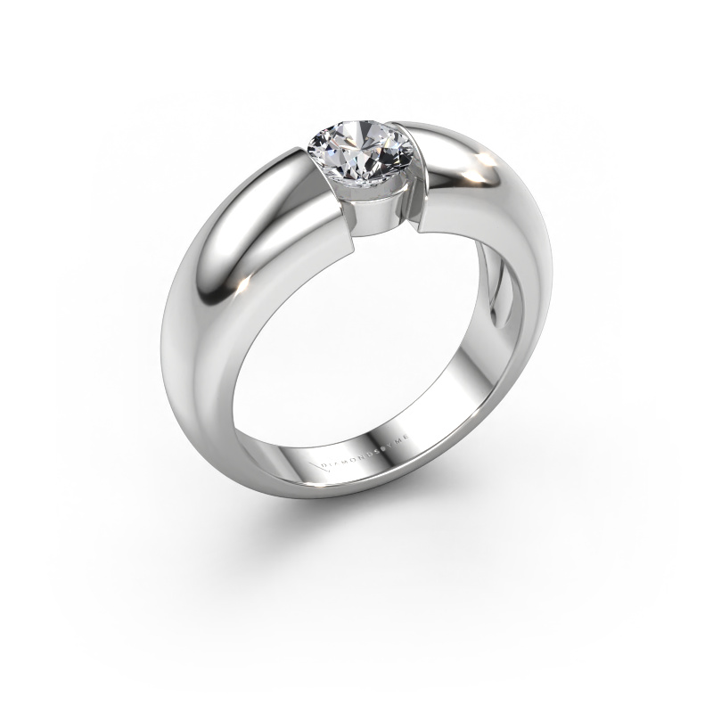 Bild von Verlobungsring Amelia 585 Weißgold Diamant 0.70 crt