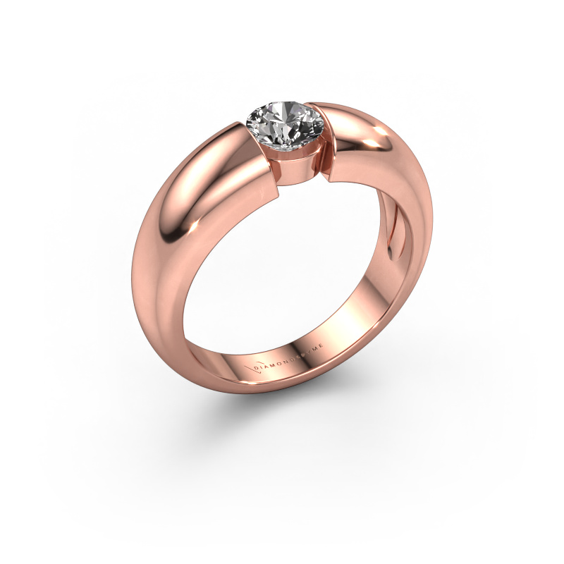 Bild von Verlobungsring Amelia 585 Roségold Diamant 0.40 crt