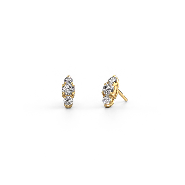 Image of Earrings Amie 585 gold Lab-grown diamond 0.90 crt