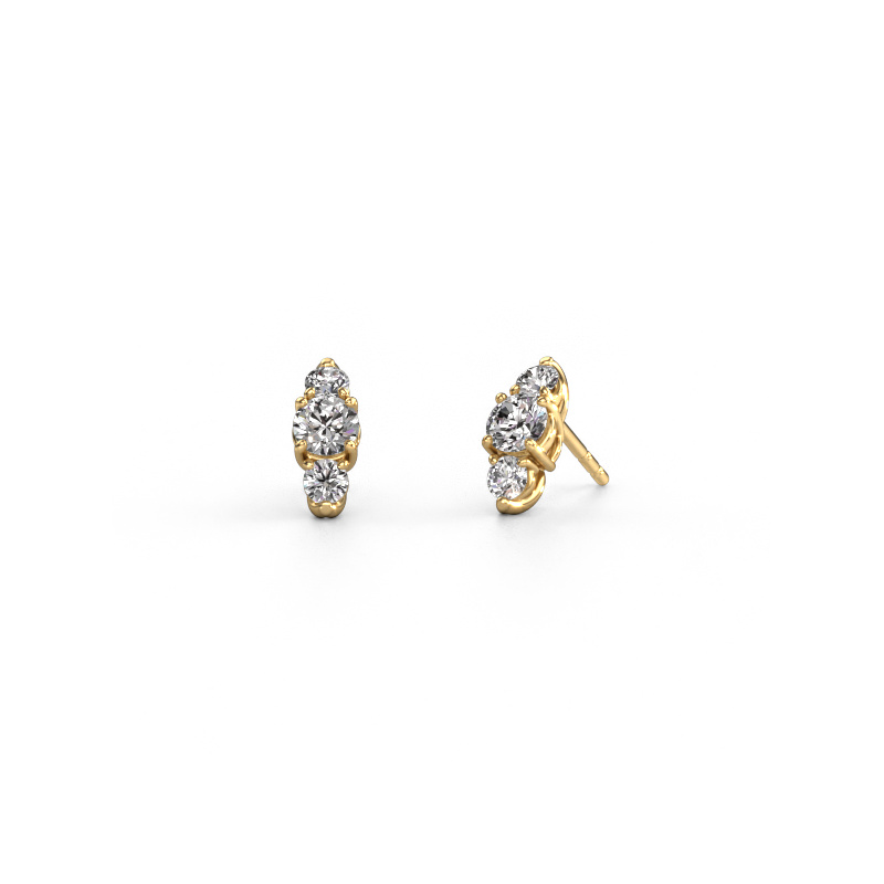 Image of Earrings Amie 585 gold Diamond 1.20 crt
