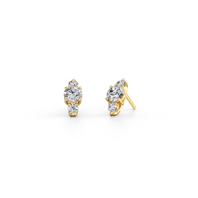 Immagine di Orecchini Amie 585 oro Diamante lab grown 1.800 crt
