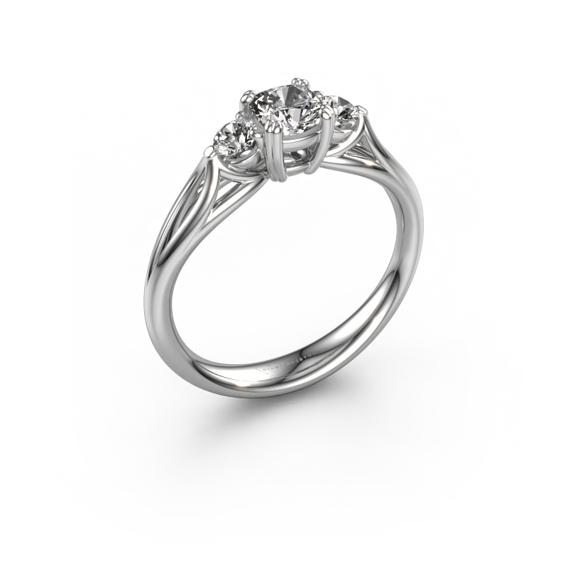 Bild von Verlobungsring Amie cus 950 Platin Diamant 0.70 crt