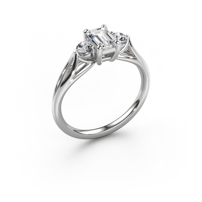 Image of Engagement ring Amie EME 950 platinum Diamond 0.900 crt