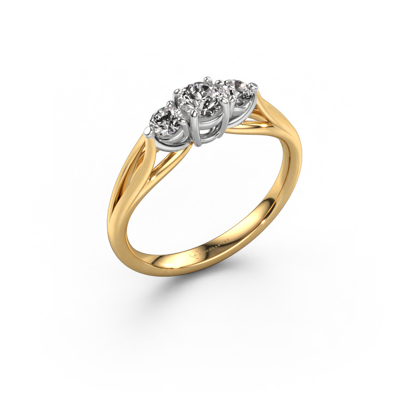 Bild von Verlobungsring Amie RND 585 Gold Custom diamant 4.2 mm