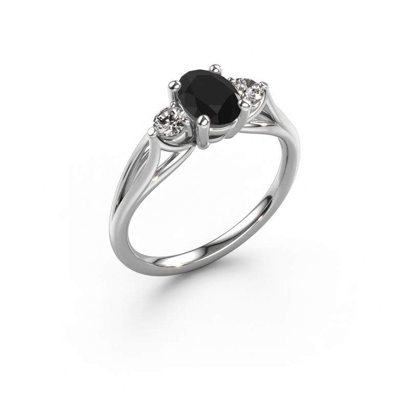 Bild von Verlobungsring Amie OVL 950 Platin Schwarz Diamant 1.25 crt