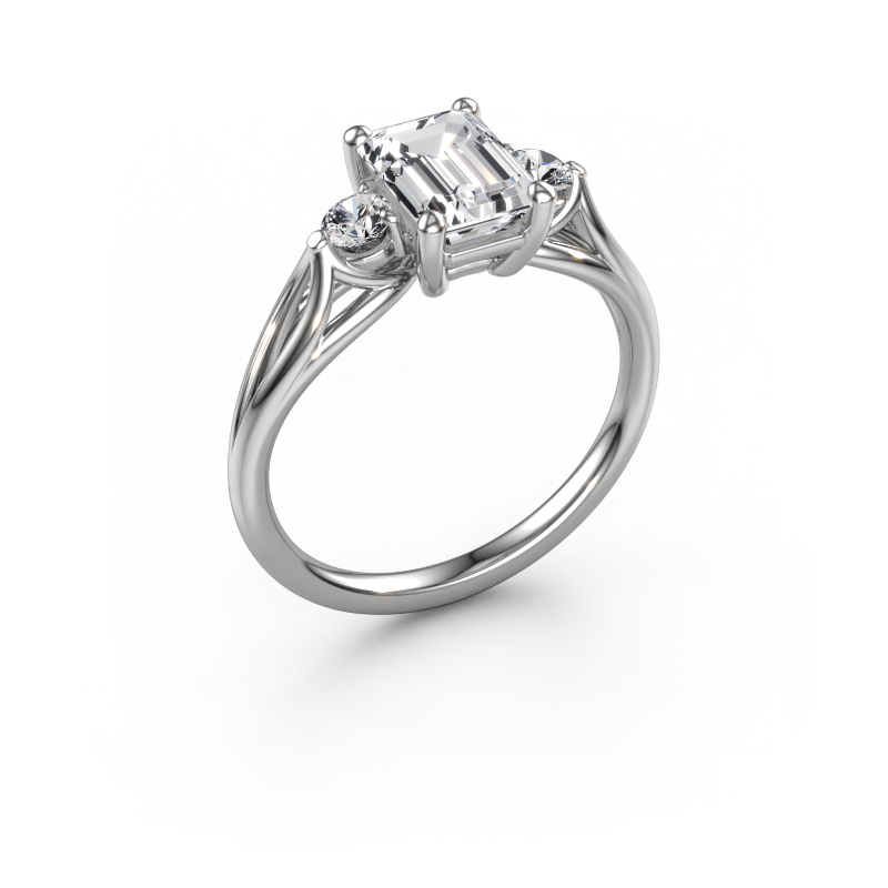 Image of Engagement ring Amie EME 950 platinum Diamond 1.70 crt